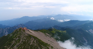 5A级景区太白山山顶4K航拍63秒视频