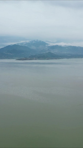 湖北长江三峡竖屏航拍视频