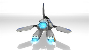 未来空间超级飞船战舰15秒视频