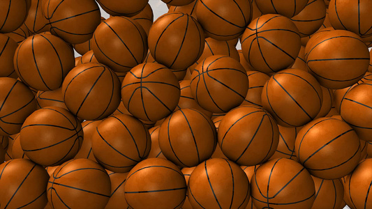3d动画篮球动画填充视频