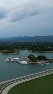 湖北洈水风景区4A景区竖屏航拍视频