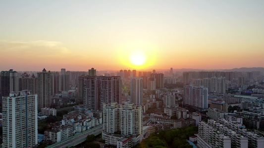 南宁城市风光航拍南宁航拍南宁风景视频