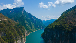 【配乐合集】长江三峡瞿塘峡夔门雄伟祖国大好河山54秒视频