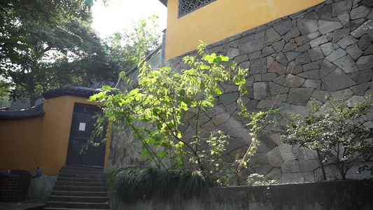 杭州宝石山抱朴道院建筑景点4K视频视频