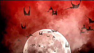 红色月亮蝙蝠视频81秒视频