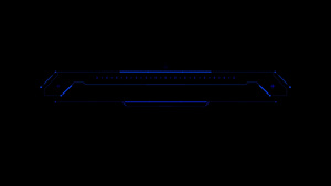 科技线性机翼字幕条元素10秒视频