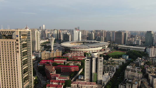 湖南长沙城市宣传片地标建筑航拍视频