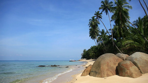 海岸线, Petani Beach, Perhentian Kecil, Perhentian Islands15秒视频