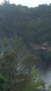 贵州黄果树瀑布风光美景高山流水视频