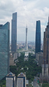 广州城市中轴线金融商务区视频