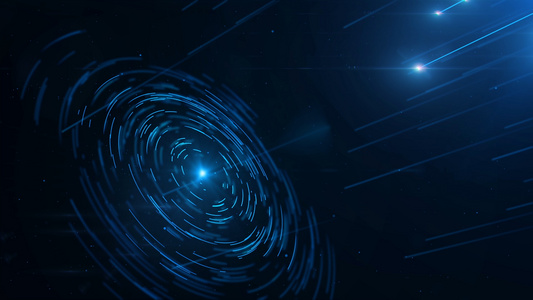 星轨粒子动画视频背景视频