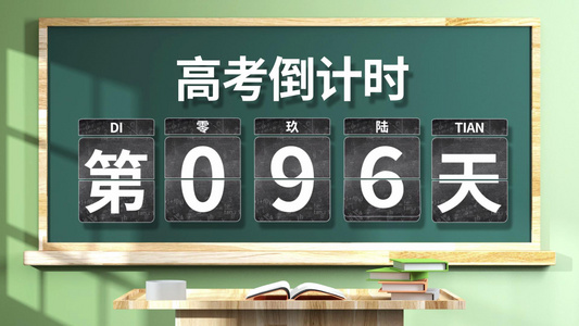 翻页高考100天倒计时高考日历视频