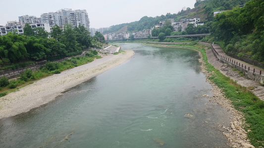 清江河水水流4K视频