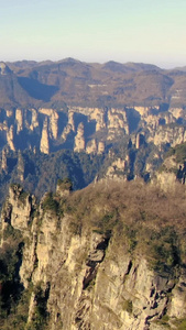 航拍张家界武陵源西海峰林景区5A景区视频