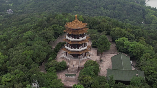 无锡太湖鼋头渚风景区航拍视频