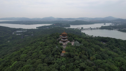 无锡太湖鼋头渚风景区航拍视频