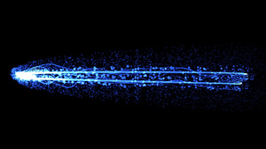 动态科技感粒子光效拖尾旋转视频元素5秒视频