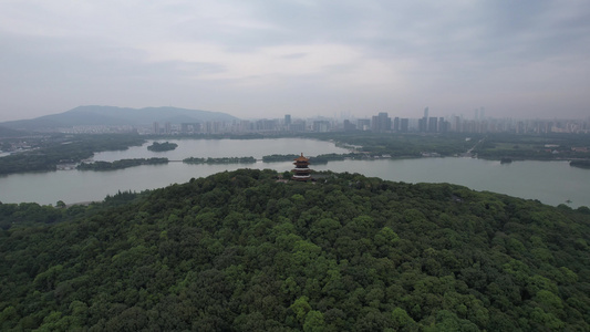 无锡太湖鼋头渚风景区航拍视频