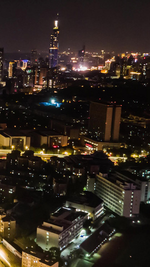 航拍城市交通枢纽延时摄影枢纽夜景延时摄影9秒视频