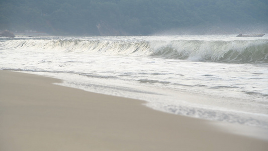 4K沙滩海浪视频