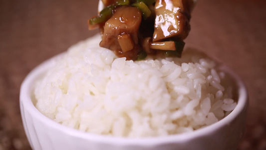 主食大米饭视频