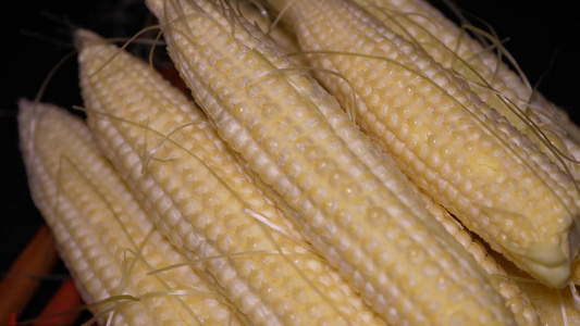 甜玉米小玉米嫩玉米玉米笋视频