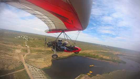 动力滑翔伞4K视频
