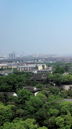 航拍扬州4A级景区大明寺扬州大明寺29秒视频