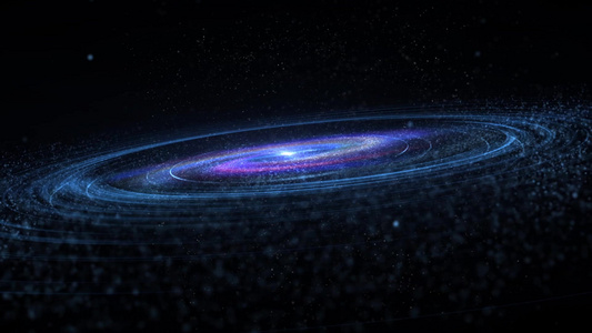 超大气星空粒子旋涡背景视频