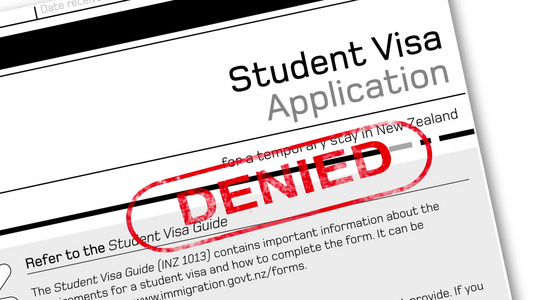 拒发学生签证文件演示视频视频