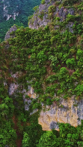 广西青山绿水雅丹地貌群山宣传片视频