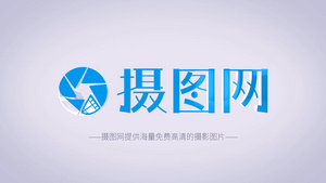 简洁明亮光线LOGO演绎片头片尾15秒视频