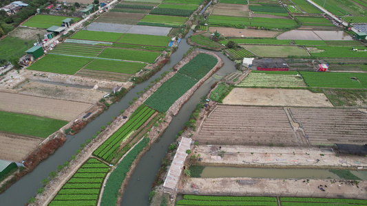 农业基地航拍视频