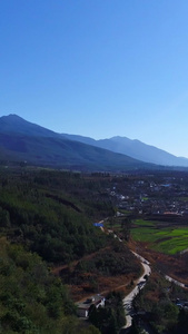 【旅游宣传片】航拍云南大理田园风光合集保护自然视频