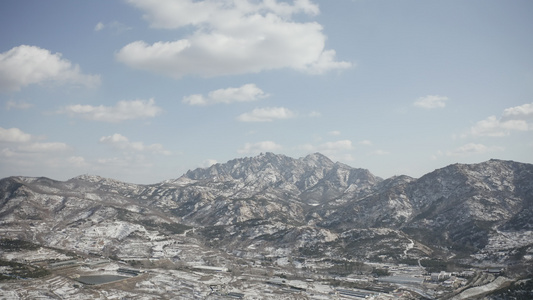 小珠山雪景视频