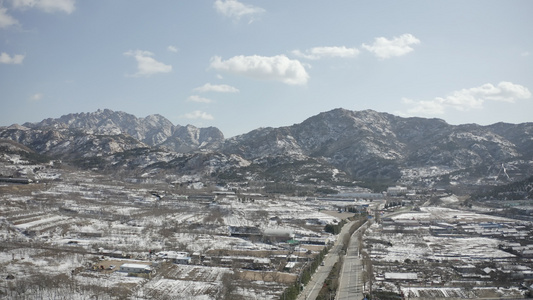 小珠山雪景视频