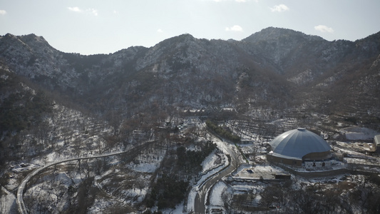 小珠山雪景视频