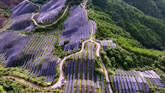 太阳能发电站新能源光伏发电合集视频