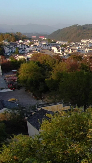 航拍安徽5A级景区呈坎古镇视频旅游景区112秒视频