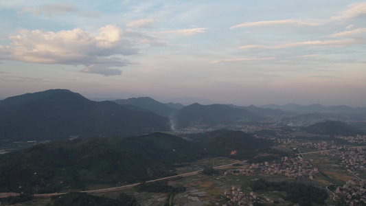 山村航拍视频