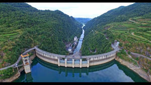 湘西山水大坝水库10秒视频