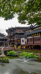 上海豫园延时城隍庙视频