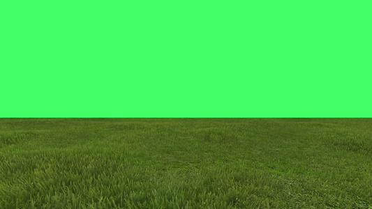 绿地的绿幕动画视频
