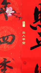 红红火火过春节铜钱装饰过大年视频