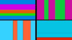 一组彩色条纹图形转场动画1秒视频