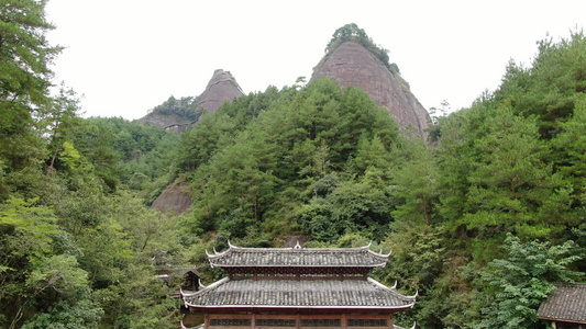 湖南怀化万佛山4A景区航拍视频