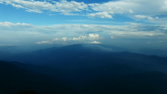 四川贡嘎山航拍视频