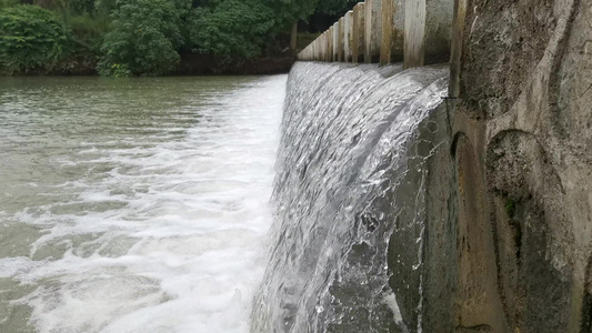 大自然河流瀑布流水视频