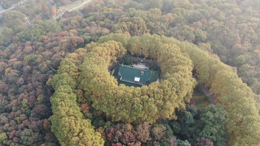 江苏南京城市风光旅游景区航拍视频