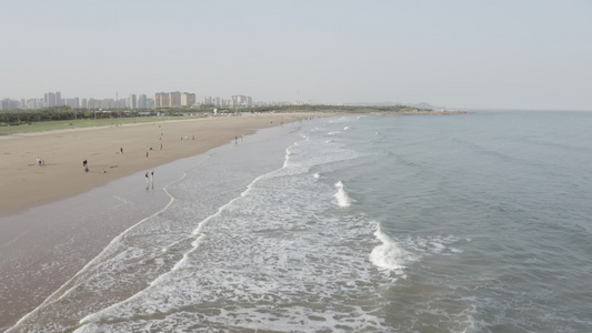 青岛银沙滩[海滨浴场]视频